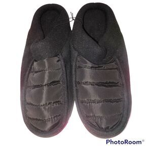 Open Trails Revolution Sz M (10-11) Men’s Black Hard Sole Mule Slippers